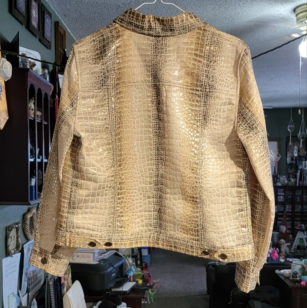 Ruby Rd Jacket | Shiny Snakeskin - image 2